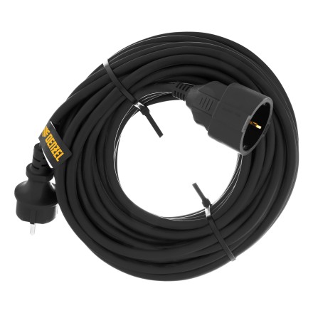 Удлинитель-шнур силовой Denzel Top Series 37420, КГТТ, 20м, 1 розетка, 3 x 1,5 мм, 3 м купить в Нефтеюганске