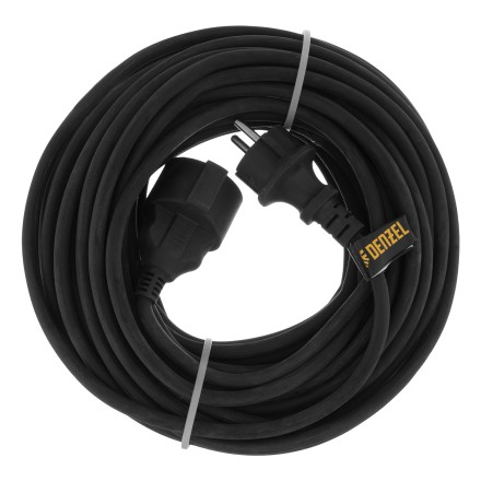 Удлинитель-шнур силовой Denzel Top Series 37420, КГТТ, 20м, 1 розетка, 3 x 1,5 мм, 3 м купить в Нефтеюганске