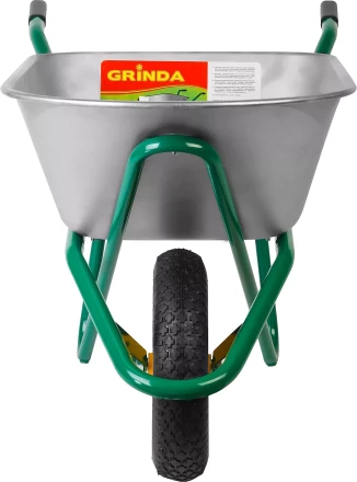 Тачка GRINDA строительная, 90 литров 422392 купить в Нефтеюганске