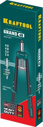 Двуручные усиленные заклепочники KRAFTOOL GRAND-48 31175 купить в Нефтеюганске