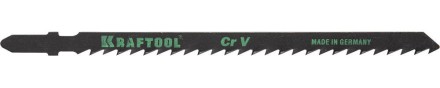 Полотна KRAFTOOL, T244D, для эл/лобзика, Cr-V, по дереву, ДВП, ДСП, фигурный рез, EU-хвост., шаг 4мм, 75мм, 2шт 159523-4 купить в Нефтеюганске