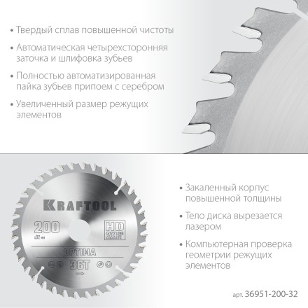 Диск пильный OPTIMA, повышенный ресурс 36951-200-32 купить в Нефтеюганске