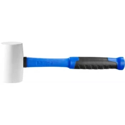 Киянка ЗУБР &quot;ПРОФЕССИОНАЛ&quot; резиновая белая, с фиберглассовой ручкой, 680г 20531-680_z02