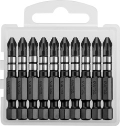 Биты для ударных шуруповертов KRAFTOOL Impact Pro PZ 26193-2-50-S10