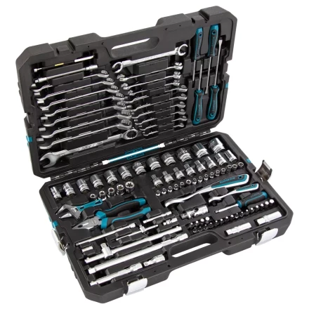 Набор инструментов 101 предмет, 120 зубьев, CrV, 1/4", 1/2" Gross 14151 купить в Нефтеюганске