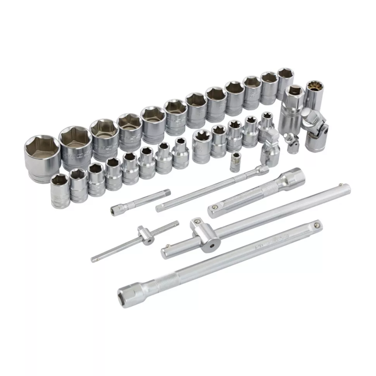 Набор инструментов 101 предмет, 120 зубьев, CrV, 1/4", 1/2" Gross 14151 купить в Нефтеюганске