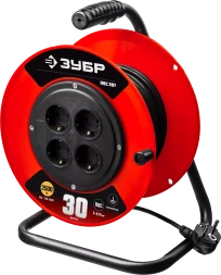 Удлинители на пластиковой катушке ПВС 307 силовые серия МАСТЕР