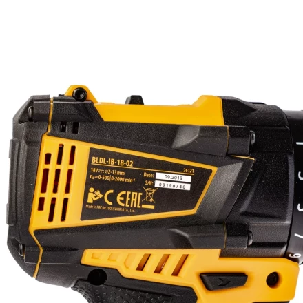 Дрель-шуруповерт аккумуляторная BLDL-IB-18-02 Denzel 26121 купить в Нефтеюганске