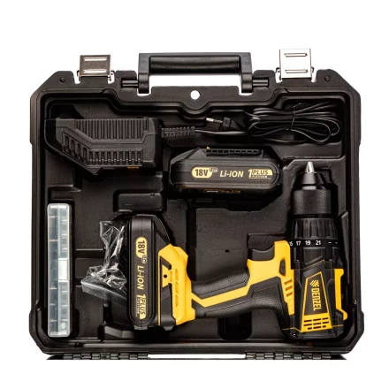 Дрель-шуруповерт аккумуляторная BLDL-IB-18-02 Denzel 26121 купить в Нефтеюганске