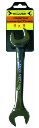 Ключ гаечный рожковый двусторонний 8х9 26008 купить в Нефтеюганске