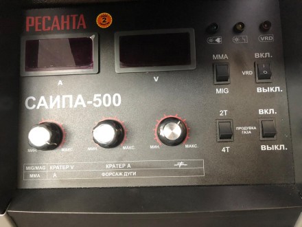 Полуавтоматический сварочный аппарат инверторный Ресанта САИПА-500 купить в Нефтеюганске