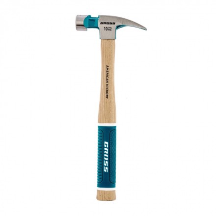 Молоток-гвоздодер с магнитом GROSS AMERICAN HICKORY 280 г угол 75 обрезиненная рукоятка 10417 купить в Нефтеюганске