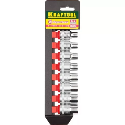 Набор KRAFTOOL &quot;EXPERT QUALITAT&quot; Торцовые головки &quot;SUPER LOCK&quot;, 1/2&quot;, 8-15мм, 8 предметов 27863-H8_z01 купить в Нефтеюганске