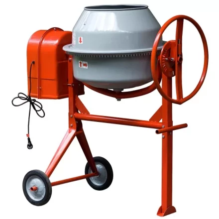 Бетоносмеситель ЗУБР электрический, чугунный венец, 160л, 550Вт ЗБСЭ-160 купить в Нефтеюганске