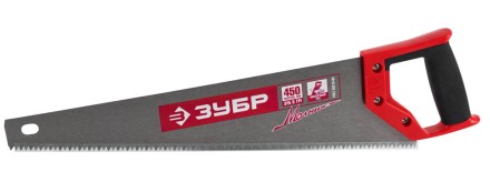 Ножовка по дереву (пила) ЗУБР МОЛНИЯ-5 450 мм, 5 TPI, прямой крупный зуб, быстрый рез поперек волокон, для крупных и средних заготовок 15075-45_z01 купить в Нефтеюганске