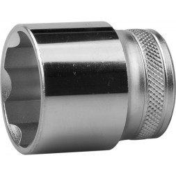 Торцовая головка KRAFTOOL &quot;INDUSTRIE QUALITAT&quot;, Cr-V, SUPER-LOCK, хромосатинированная, 1/2&quot;, 30 мм 27801-30_z01