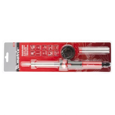 Паяльник,пл.ABS класс защиты 1 индикатор,медный наконеч. с долговеч. покрытием,220В,30W MTX 9130439 купить в Нефтеюганске