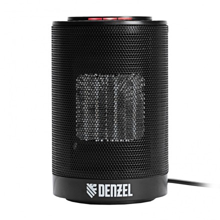 Тепловентилятор электрический керамический Denzel DTFC-1200, 3 режима, вентилятор, нагрев 600/1200 Вт 96418 купить в Нефтеюганске