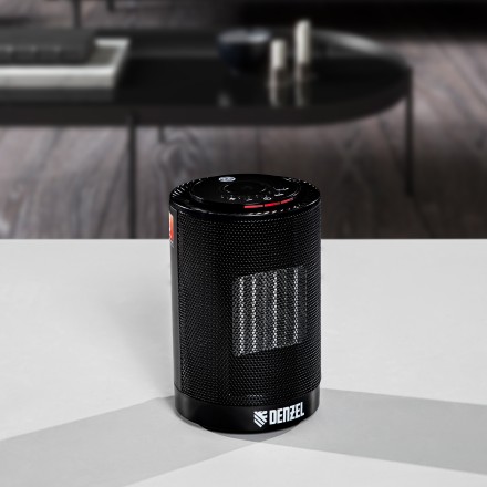 Тепловентилятор электрический керамический Denzel DTFC-1200, 3 режима, вентилятор, нагрев 600/1200 Вт 96418 купить в Нефтеюганске