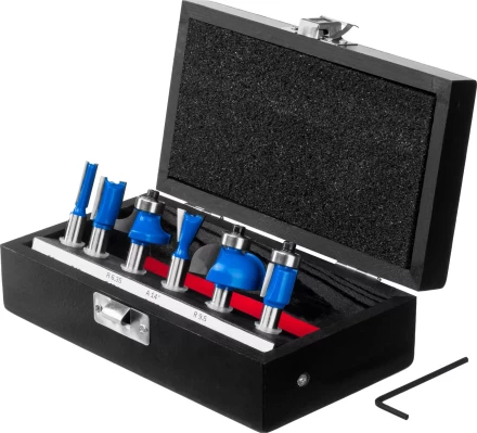 ЗУБР 6 шт, набор профильных фрез по дереву, Профессионал (28795-H6) купить в Нефтеюганске