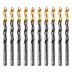 Сверло по металлу, 6,5 мм, HSS-Tin, Golden Tip, 10 шт. Denzel 717216 купить в Нефтеюганске