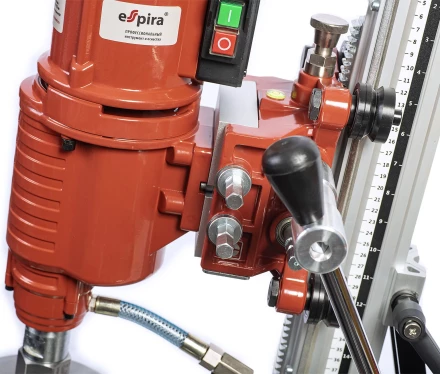Установка алмазного бурения ESPIRA DDC-255-F4 (220В, 50/6Гц, ном.вх. мощн 4350 W, max ф250 мм, вес 44 кг), 400213 купить в Нефтеюганске