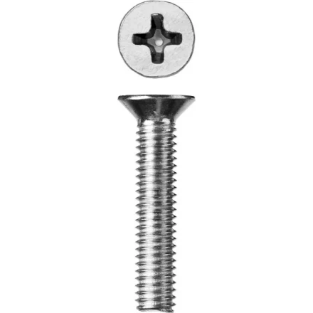 Винт ЗУБР &quot;МАСТЕР&quot; DIN 965, класс прочности 4.8, оцинкованный, M6x30мм, 5кг 303110-06-030 купить в Нефтеюганске