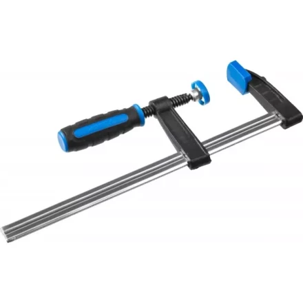 Струбцина ЗУБР &quot;ПРОФЕССИОНАЛ&quot;, тип &quot;F&quot;, двухкомпонентная ручка, стальная закаленная рейка, 50х200мм 32155-050-200 купить в Нефтеюганске