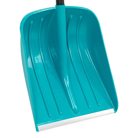 Лопата для уборки снега Palisad 61677, полипропилен, 365х450х1355 мм, алюминиевый черенок, усиленная, LUXE купить в Нефтеюганске