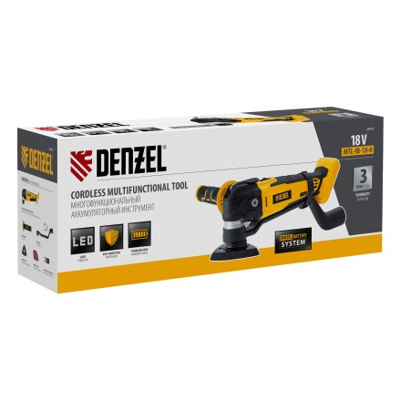 Многофункциональный инструмент аккумуляторный Denzel MTL-IB-18-0, Li-Ion, 18 В 28402 купить в Нефтеюганске