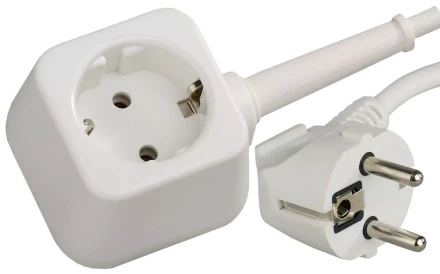 Удлинитель-шнур, 5 м, 3500 Вт, 1 гнездо, ПВС 3x1 мм2, СВЕТОЗАР SV-55013-5 купить в Нефтеюганске