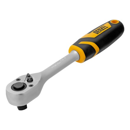Ключ-трещотка 1/2&quot; Denzel 14033, 90 зубьев, с быстрым сбросом, CrV купить в Нефтеюганске
