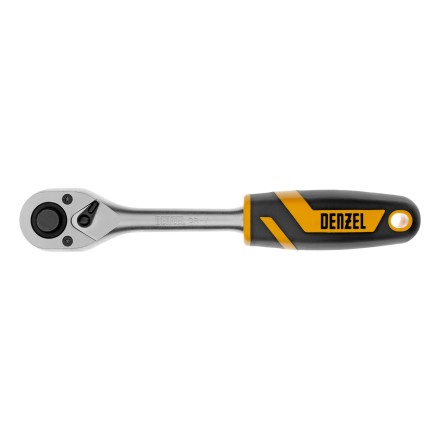 Ключ-трещотка 1/2&quot; Denzel 14033, 90 зубьев, с быстрым сбросом, CrV купить в Нефтеюганске