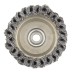 Щетка для УШМ Heavy Duty, 125 мм, М14, &quot;чашка&quot;, крученая металлическая проволока  MATRIX 74674 купить в Нефтеюганске