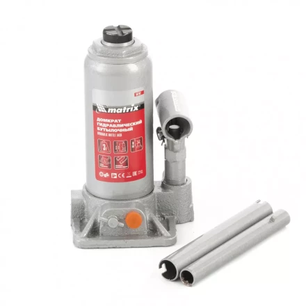 Домкрат гидравлический бутылочный 3 т h подъема 178-343 мм Matrix 50762 купить в Нефтеюганске