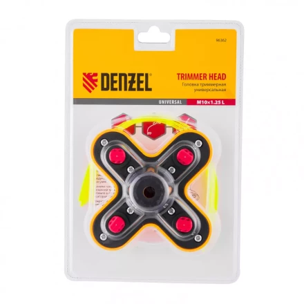 Головка триммерная универсальная гайка М10 х 1,25 левая Denzel 96362 купить в Нефтеюганске