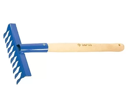 Грабли витые 8-зубые 140 мм с рукояткой 300 мм СИБРТЕХ Россия 61761 купить в Нефтеюганске