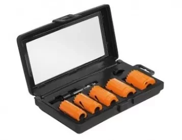 Набор коронок универсальных биметаллических Кратон 5 шт. 1 04 01 001 купить в Нефтеюганске