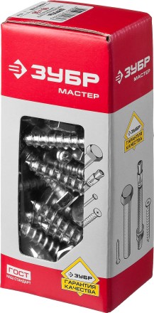 Шурупы ЗУБР &quot;МАСТЕР&quot; с шестигранной головкой, оцинкованные, 10x50мм, 45шт 4-300451-10-050 купить в Нефтеюганске
