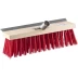 Щетка GRINDA &quot;EURO&quot; уличная без ручки, с мет скребком, буковая колодка, жесткая щетина, мет держатель для черенка, 30см 39195-30 купить в Нефтеюганске