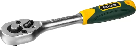 Трещотка для торцовых головок KRAFTOOL &quot;EXPERT&quot;, Сr-V сталь, 72 зубца, 1/4&quot; 27791-1/4_z02 купить в Нефтеюганске