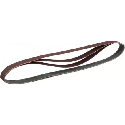 Лента ЗУБР &quot;МАСТЕР&quot; шлифовальная универсальная бесконечная для ЗШС-330, основа-х/б ткань, 25х762мм, Р80, 3шт 35547-080 купить в Нефтеюганске