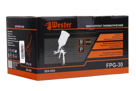 Краскопульт пневматический WESTER FPG-30  профи купить в Нефтеюганске