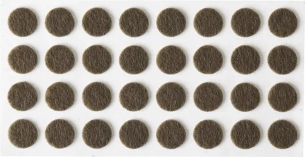 Накладки STAYER "COMFORT" на мебельные ножки, самоклеящиеся, фетровые, коричневые, круглые - диаметр 10 мм, 32 шт 40910-10 купить в Нефтеюганске