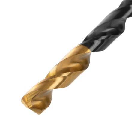 Сверло по металлу, 7 мм, HSS-Tin, Golden Tip, 10 шт. Denzel 717217 купить в Нефтеюганске