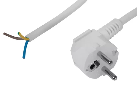 Шнур СВЕТОЗАР с вилкой соединительный для электроприборов, 3 м, 3600 Вт, 3*0.75кв.мм SV-55143-3 купить в Нефтеюганске