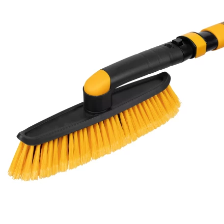 Щетка-сметка со скребком, телескоп, поворотная голова, 750-1120 мм Denzel 55326 купить в Нефтеюганске