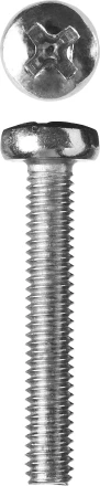 Винт ЗУБР &quot;МАСТЕР&quot; DIN 7985, класс прочности 4.8, оцинкованный, M4x25мм, 5кг 303150-04-025 купить в Нефтеюганске