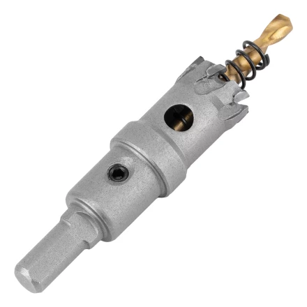 Коронка по металлу твердосплавная, 21 мм Denzel 724003 купить в Нефтеюганске