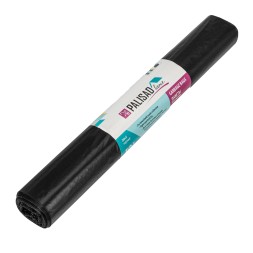 Пакеты для мусора 120 л x 10 шт., ПВД прочные черные, длинный ролик, Home Palisad 927265